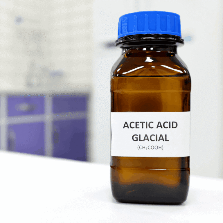 Glacial Acetic Acid (CH3COOH)